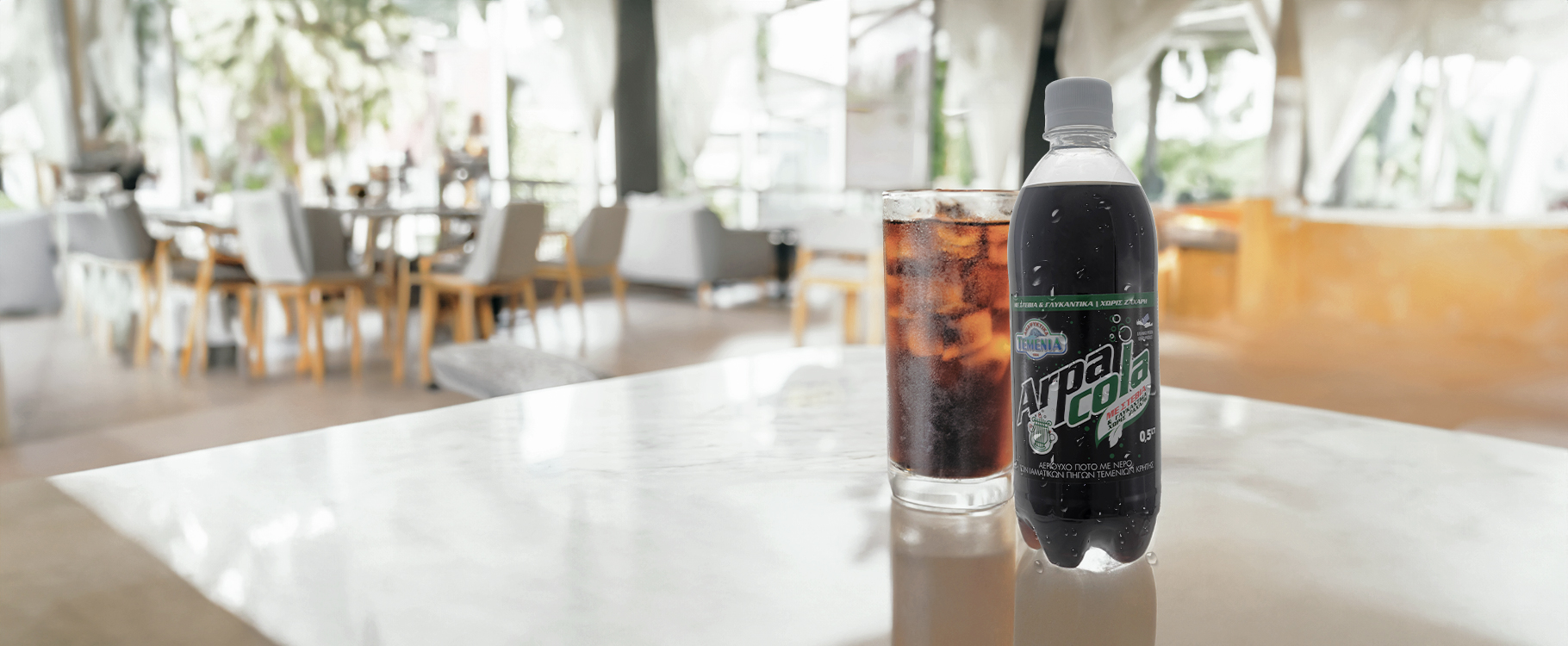 COLA Sugar-freewith Stevia, enjoymentwithout compromise.